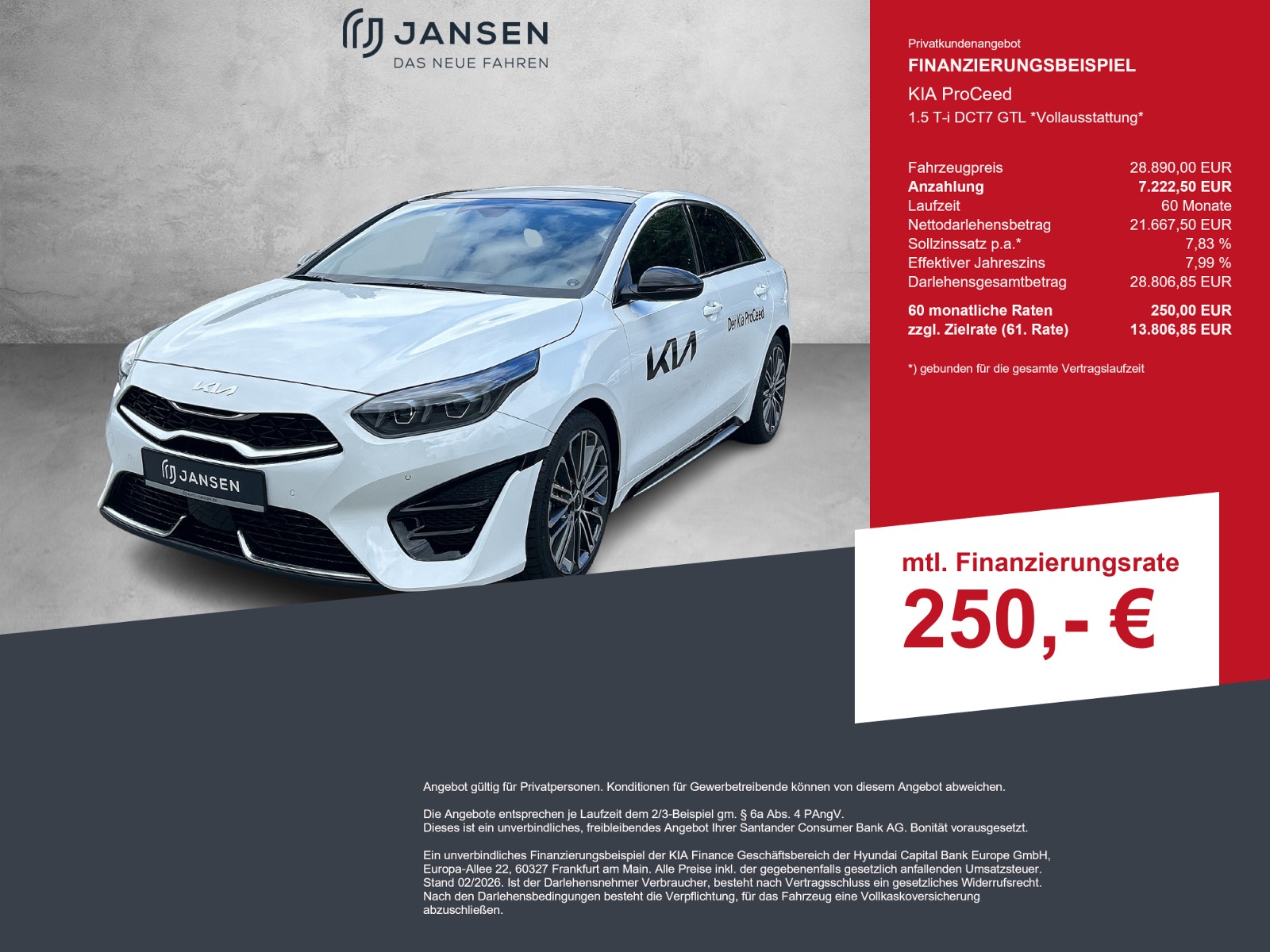 KIA ProCeed 1.5 T-i DCT7 GTL *Vollausstattung* — image 1