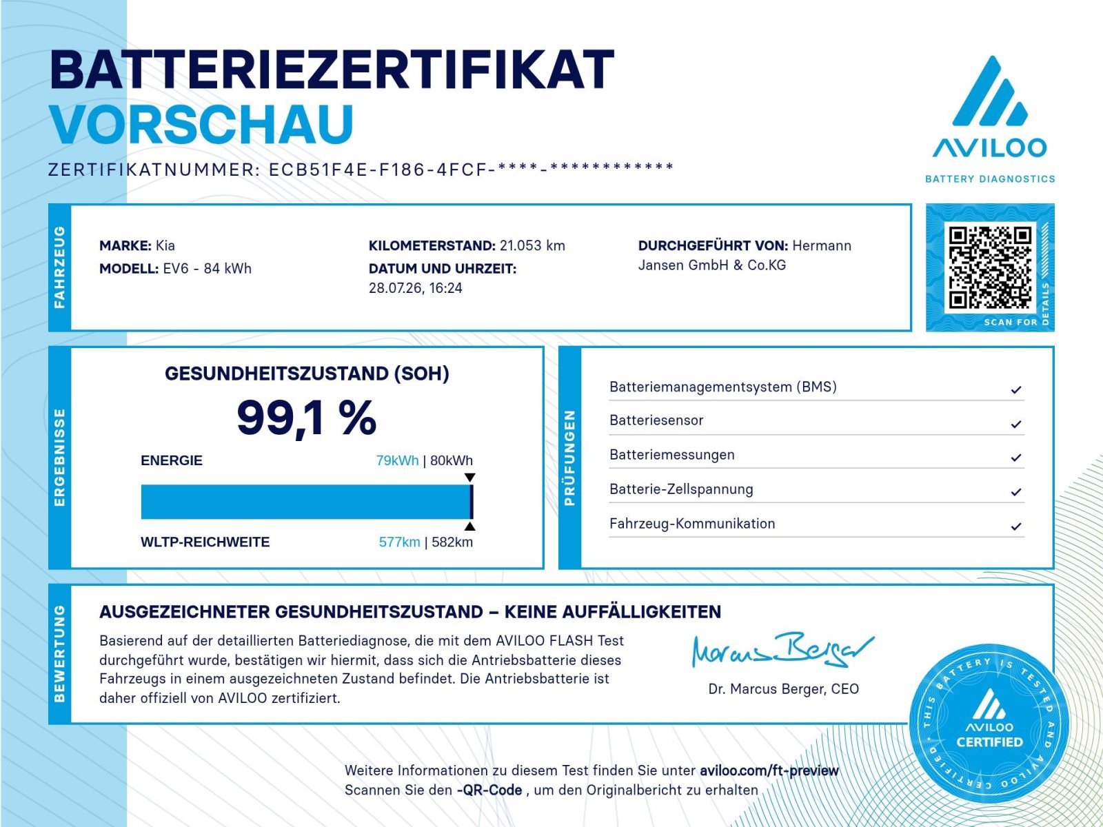 KIA EV6 GT-Line 4WD+DESIGN+SOUND+WP+DW+TECHNOLOGIE+AHK — Miniatur 3