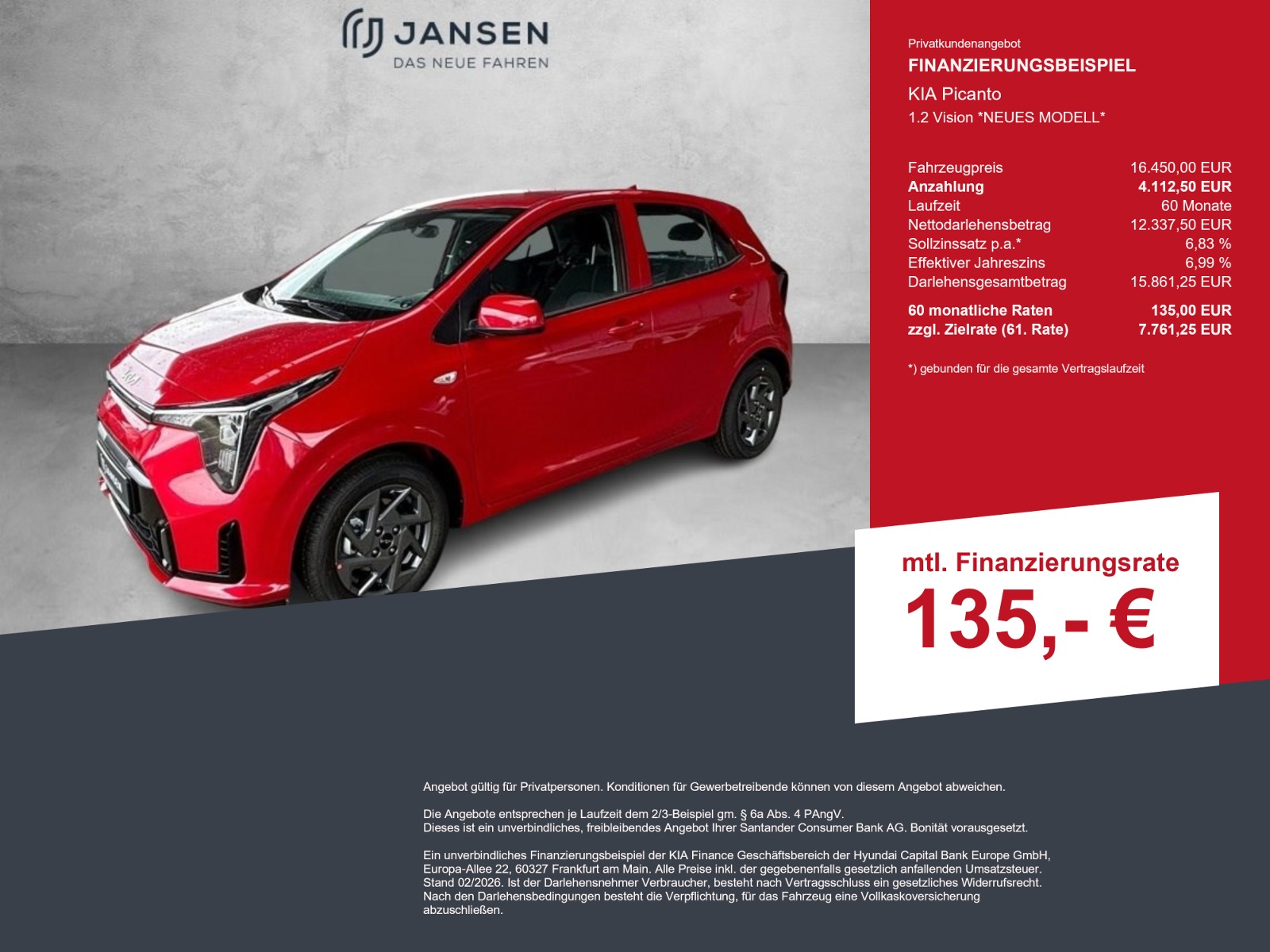 KIA Picanto 1.2 Vision *NEUES MODELL*