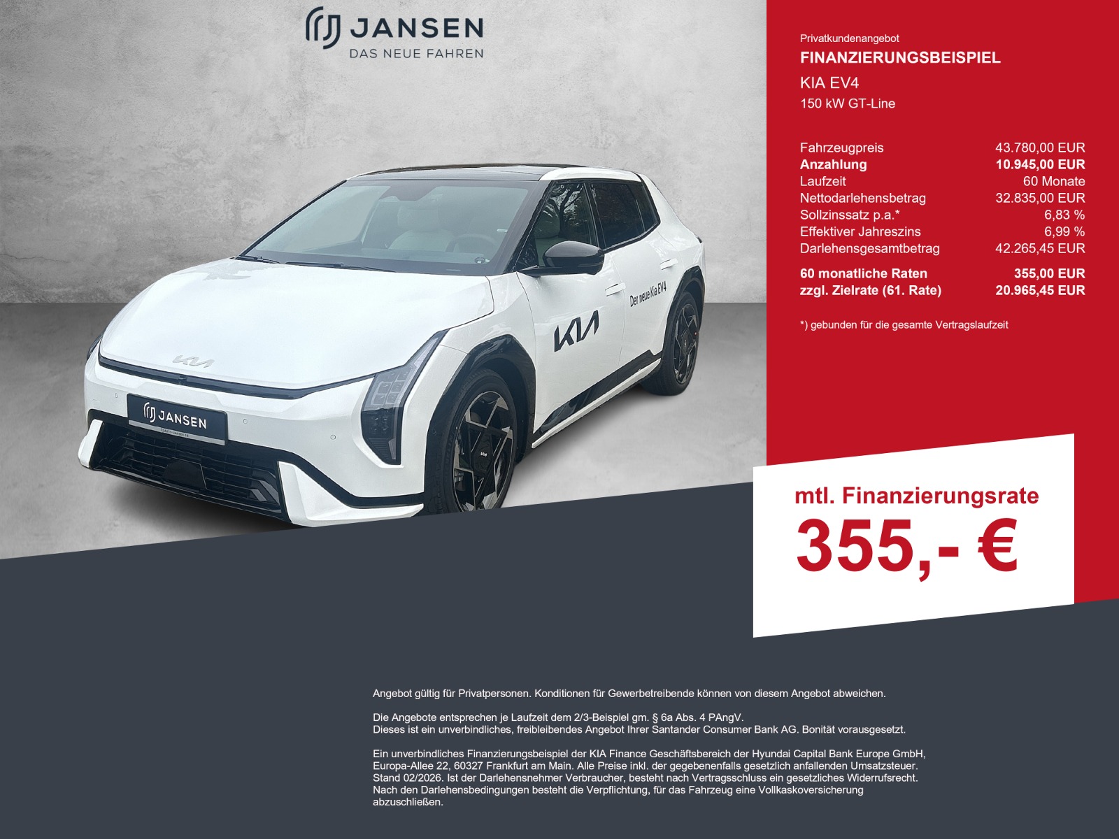KIA EV4 150 kW GT-Line