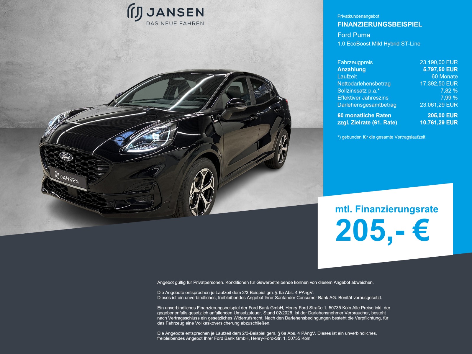 Ford Puma 1.0 EcoBoost Mild Hybrid ST-Line — Miniatur 2