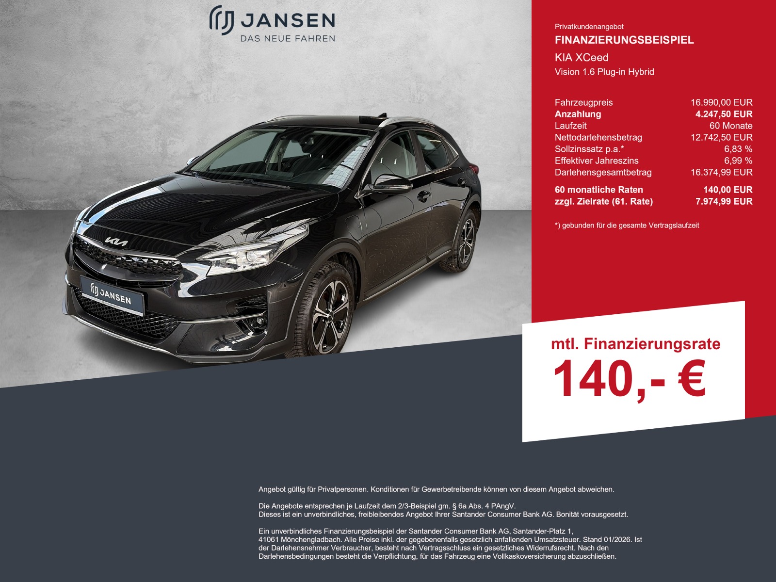 KIA XCeed Vision 1.6 Plug-in Hybrid