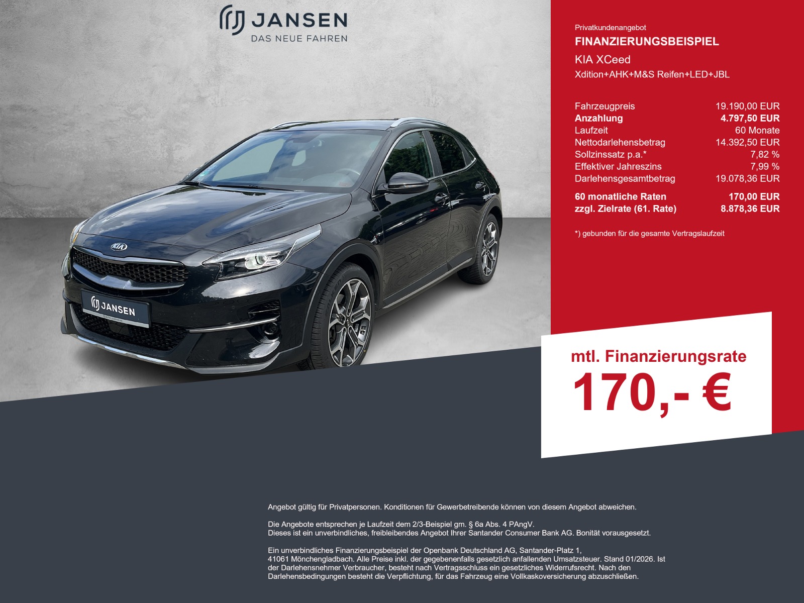 KIA XCeed Xdition+tow bar+M&S tyres+LED+JBL — image 1