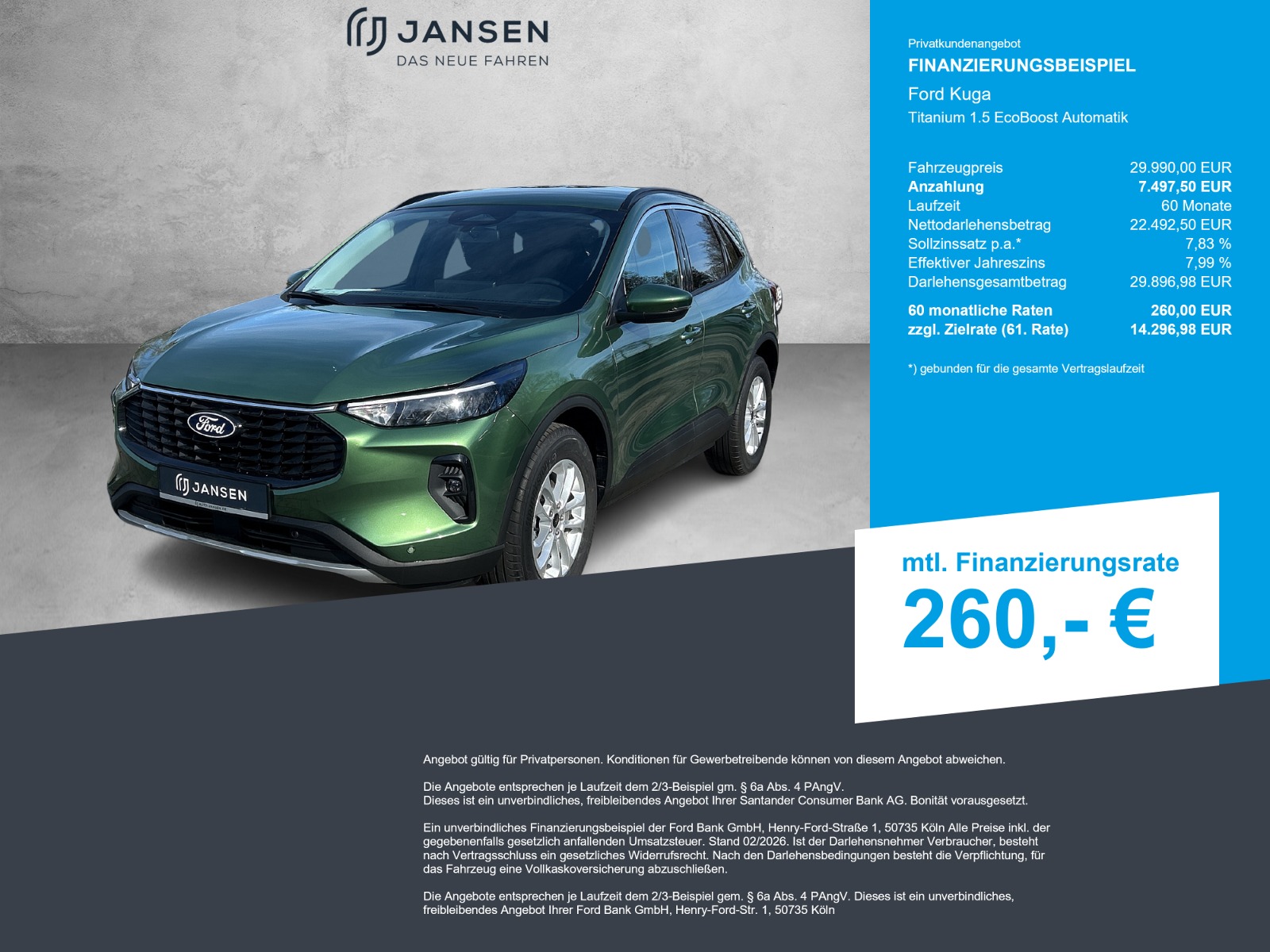 Ford Kuga Titanium 1.5 EcoBoost Automatic — thumbnail 2