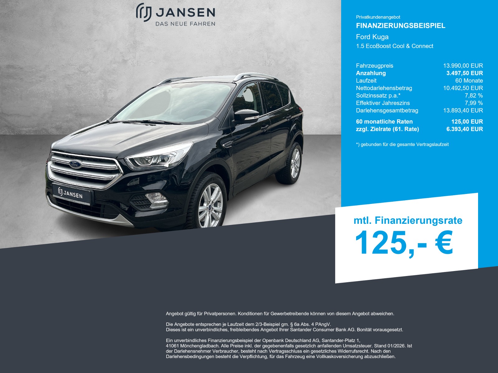 Ford Kuga 1.5 EcoBoost Cool & Connect — Miniatur 2